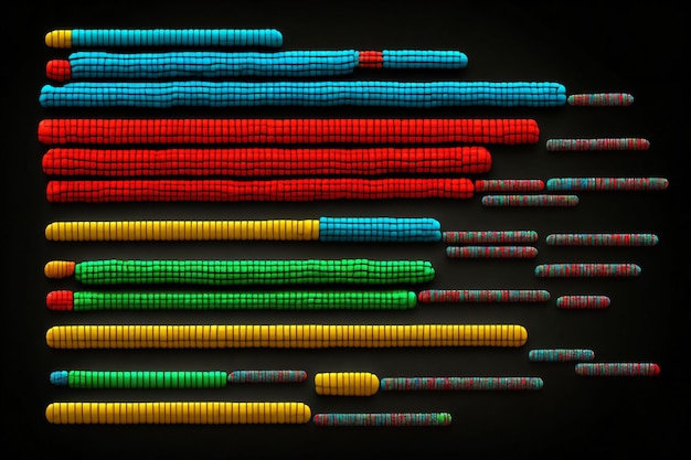Fondo de línea punteada de color
