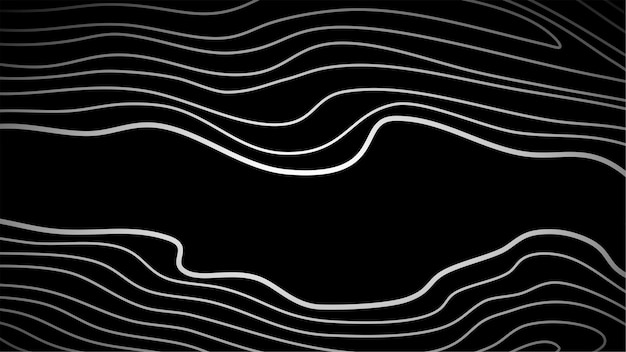 fondo de líneas onduladas estéticas fondo de contorno abstracto fondo de línea de contorno topográfico