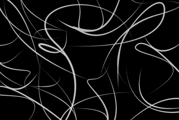 Fondo de líneas onduladas ilustraciones de textura abstracta en blanco y negro