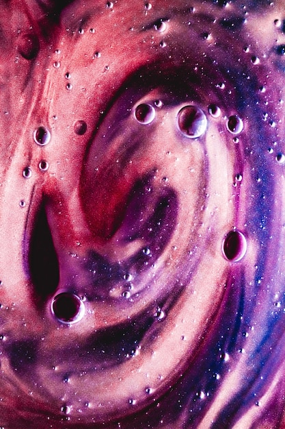 Fondo líquido abstracto, patrón de remolino de salpicaduras de pintura y gotas de agua, gel de belleza y textura cosmética, arte mágico contemporáneo y ciencia como diseño plano de lujo