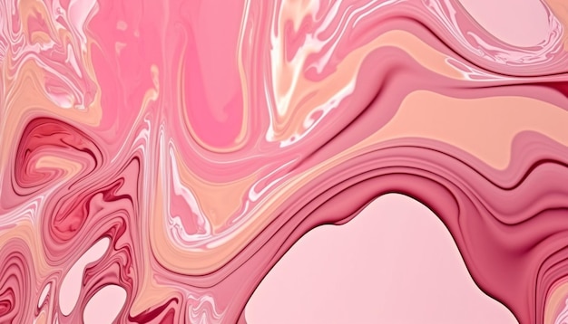 Fondo líquido abstracto rosa que fluye pintura efecto mármol pinturas líquidas