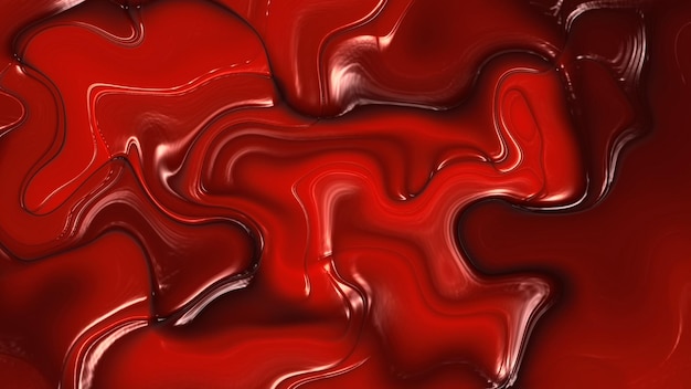 Foto fondo líquido brillante de color rojo
