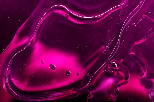 Fondo líquido flotante rosa neón