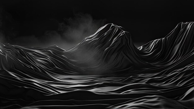 Fondo líquido negro abstracto Gradiente de mármol Tinta de aceite Textura de remolino