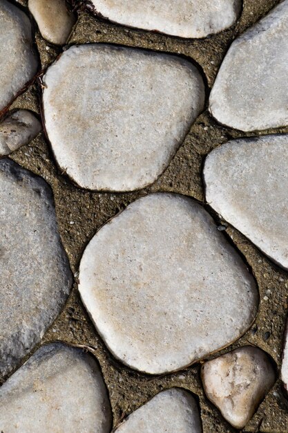 Fondo lleno de pequeñas rocas del mismo tipo