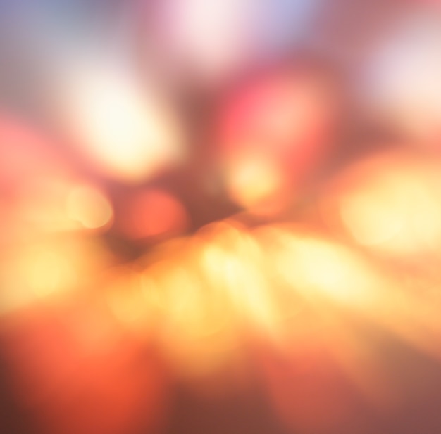 Foto fondo de luces abstractas. imagen de enfoque suave y borrosa de luces festivas con bokeh