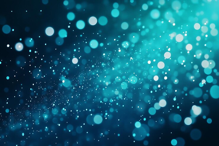Fondo de luces azules Bokeh