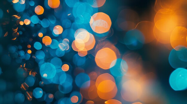 Fondo de luces bokeh abstractas