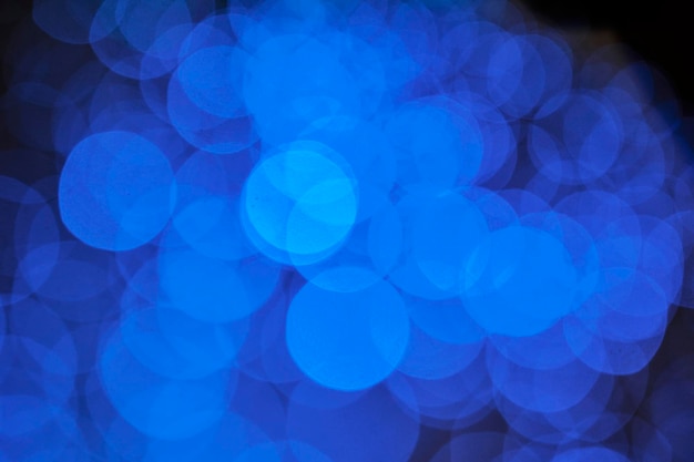 Foto fondo de luces bokeh azules