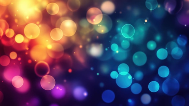 El fondo de luces bokeh de colores abstractos 1