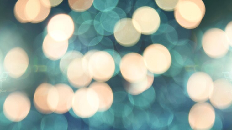 Foto fondo de luces bokeh desenfocado multicolor - papel tapiz horizontal, póster