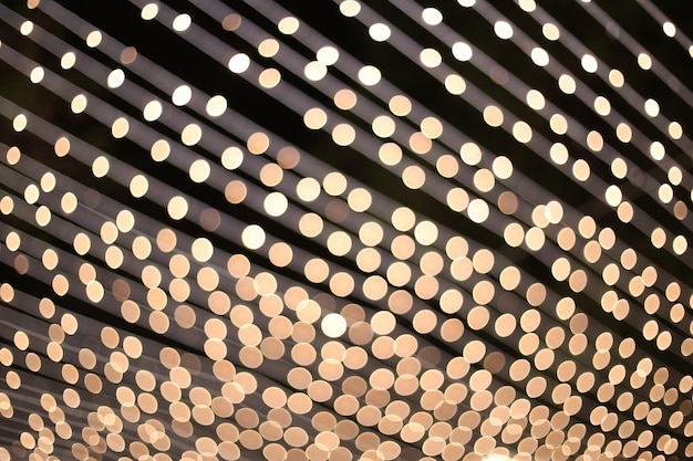 Fondo de luces bokeh dorado