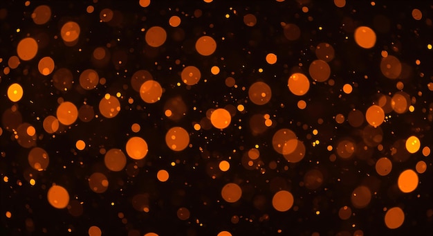 Fondo de luces de Bokeh naranja