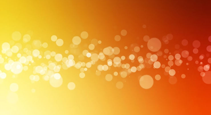 Foto fondo de luces de bokeh naranja
