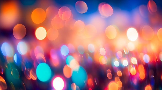 El fondo de las luces bokeh de Navidad