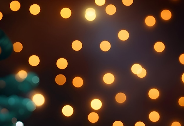 Fondo de luces bokeh realista