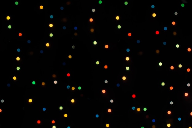 Fondo con luces bokeh de varios colores