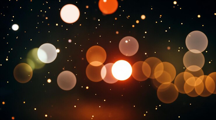 Foto el fondo de las luces de bokeh