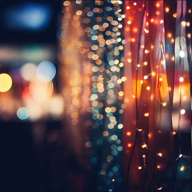 fondo de luces bokeh