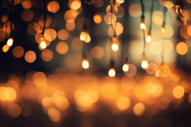 El fondo de las luces Bokeh