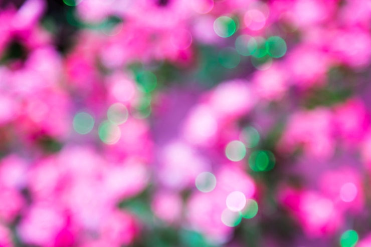 Foto fondo de luces defocused bokeh abstracto rosa y verde