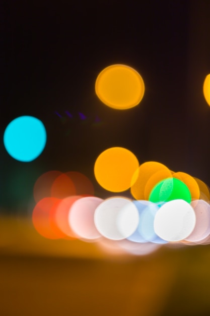 Fondo de luces defocused de color