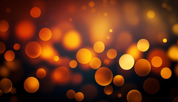 Fondo de lujo efecto bokeh dorado IA generativa