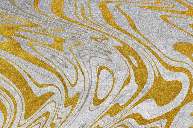 Fondo de lujo de remolinos de oro y plata, fondo abstracto de plata y oro