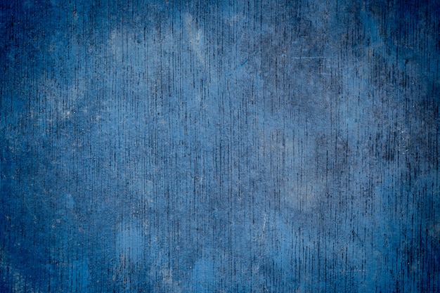 Fondo de madera azul grunge