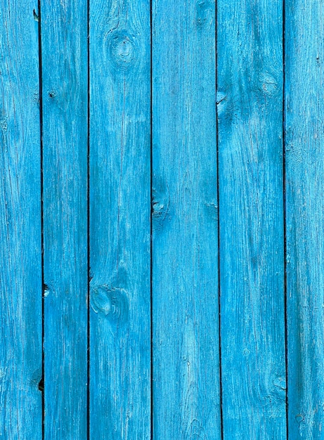 Fondo de madera azul Tablero de textura de madera vieja Foto vertical