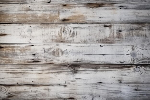 Fondo de madera blanca desgastada en la pared de tablones de madera gris vintage