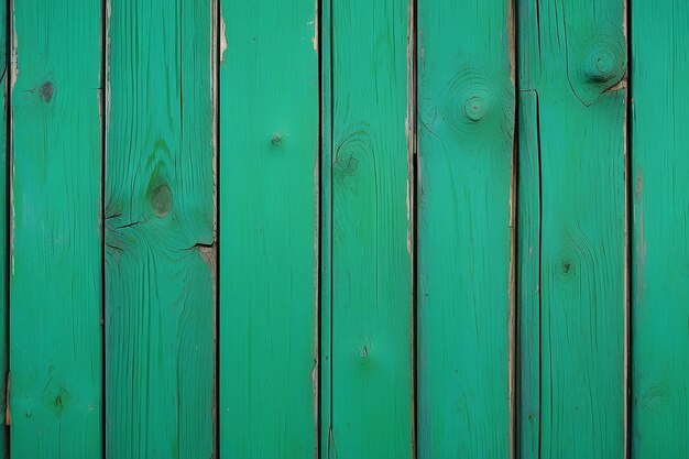 Fondo de madera de color verde brillante