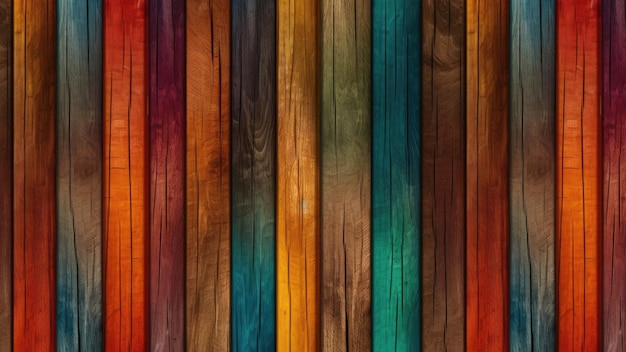 Fondo de madera de colores