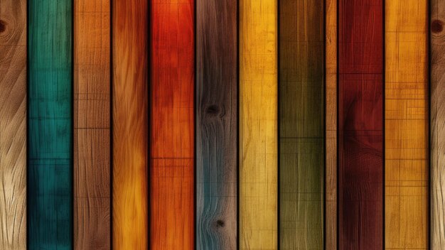 Fondo de madera de colores