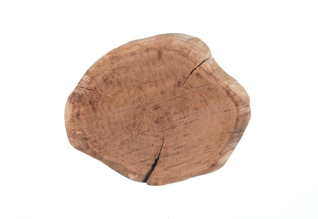 Fondo de madera marrón con sección transversal.