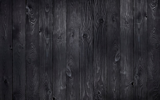 Fondo de madera negra