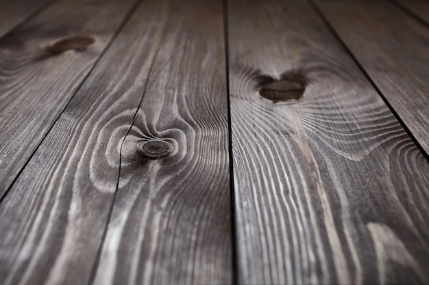 Fondo de madera oscura. Tableros marrones. Textura de madera