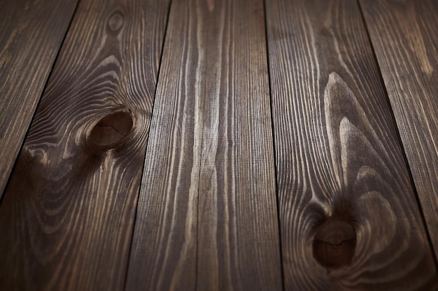 Fondo de madera oscura Tableros marrones Textura de madera