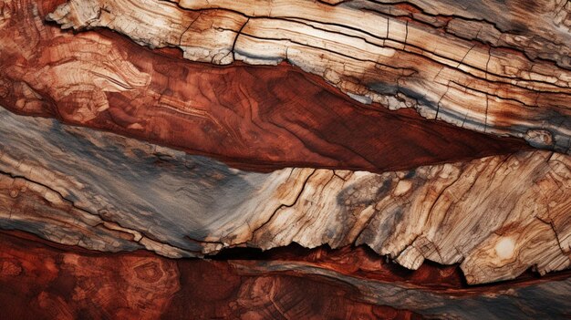 Fondo de madera y piedra petrificada