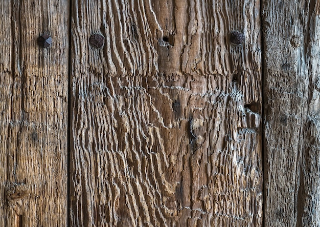 Fondo de madera pintada rústica vieja resistida.