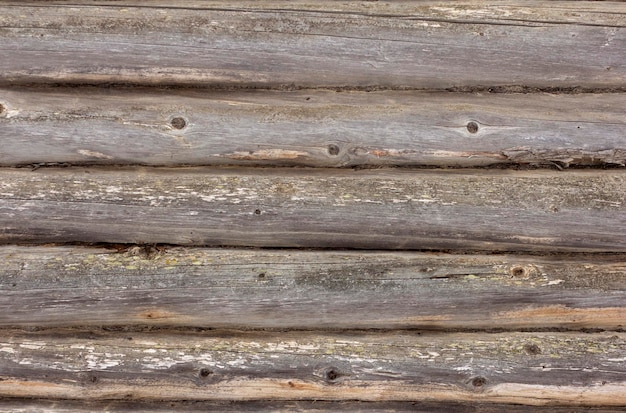 Fondo de madera La textura de una vieja choza de madera oscura