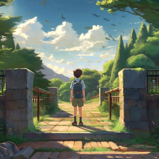 Fondo de Makoto Shinkai