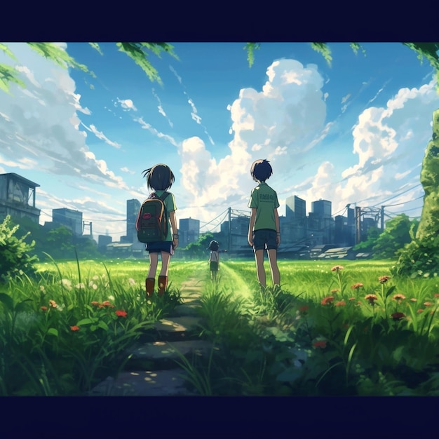 Fondo de Makoto Shinkai