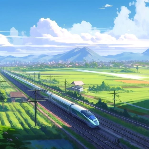 Fondo de Makoto Shinkai