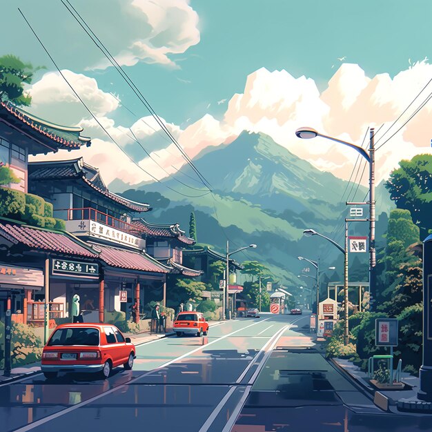 Foto fondo de makoto shinkai