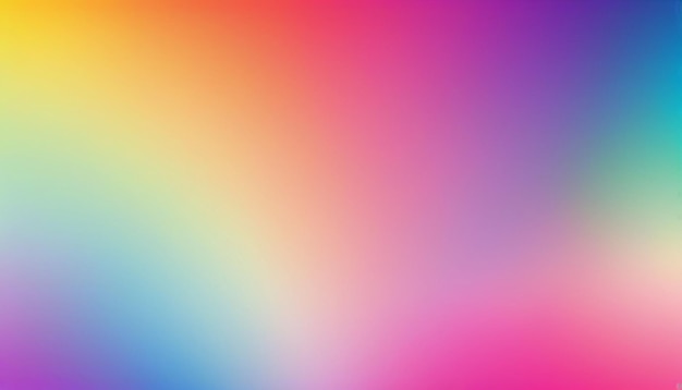 Fondo de malla de gradiente de colores borrosos y suaves Colores de arco iris brillantes modernos editables de colores suaves