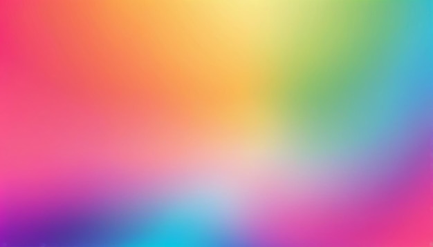 Fondo de malla de gradiente de colores borrosos y suaves Colores de arco iris brillantes modernos editables de colores suaves