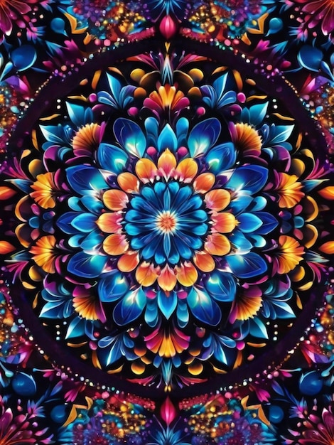 fondo de mandalas de colores