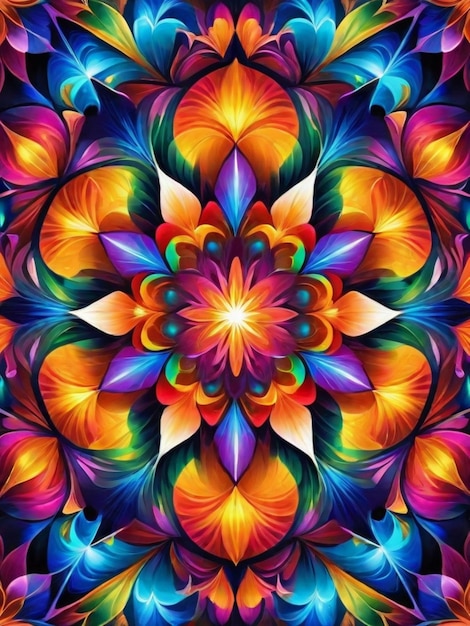 fondo de mandalas de colores