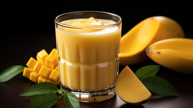 fondo de mango con jugo